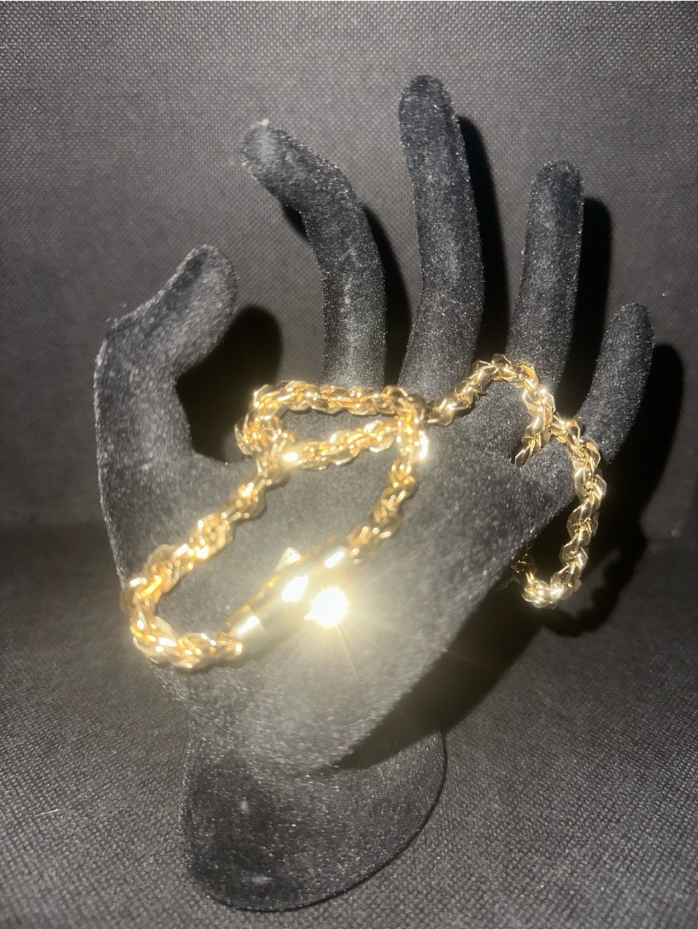 Gold Rope Chain Necklace - Women Jewelry